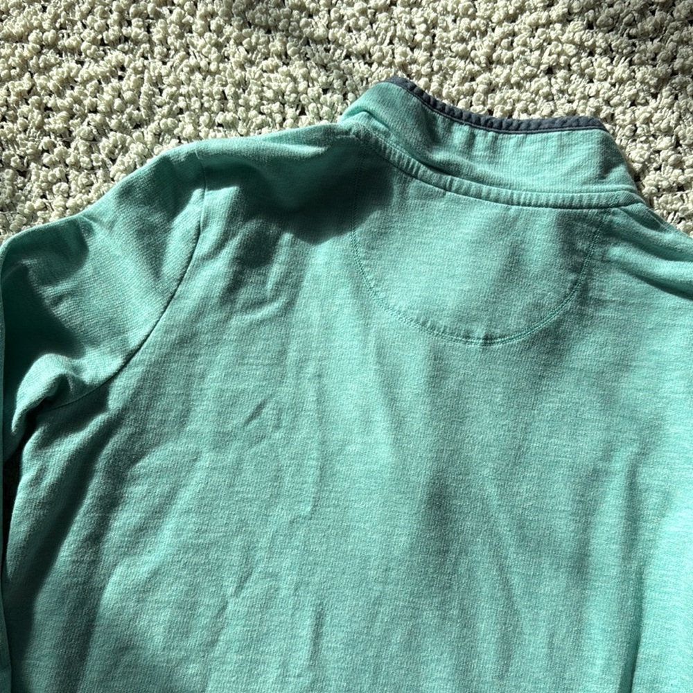 🌊 LL Bean Cotton Rugby 1/4 Button Pullover 🌊 - Picture 7 of 7